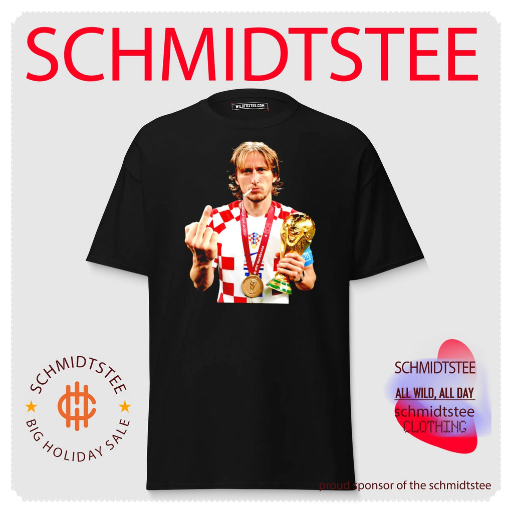 Luka Modrić Croatia World Cup Champion Soccer Legend Middle Finger shirt