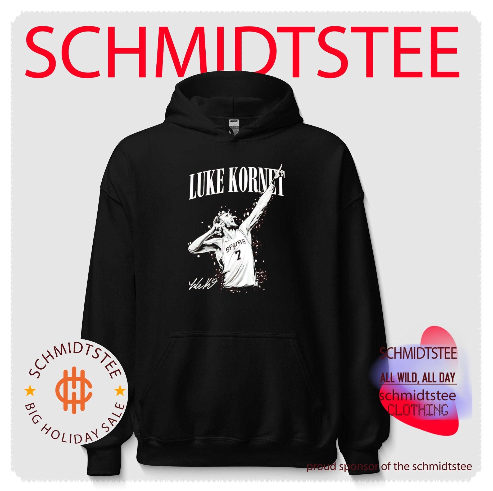 Luke Kornet San Antonio Spurs Vintage Basketball Fan signature shirt