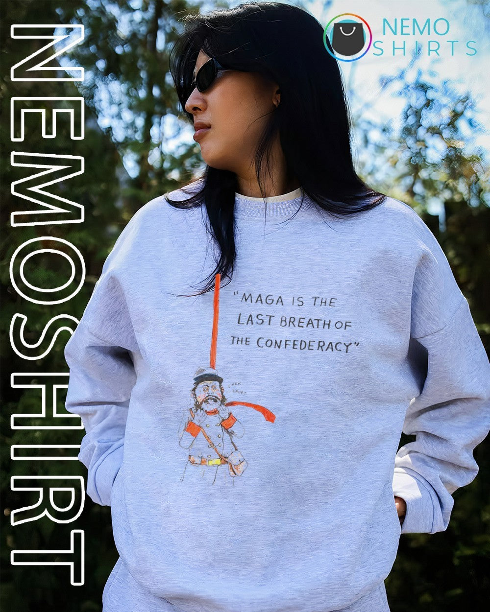 MAGA is the last breath of the confederacy shirt