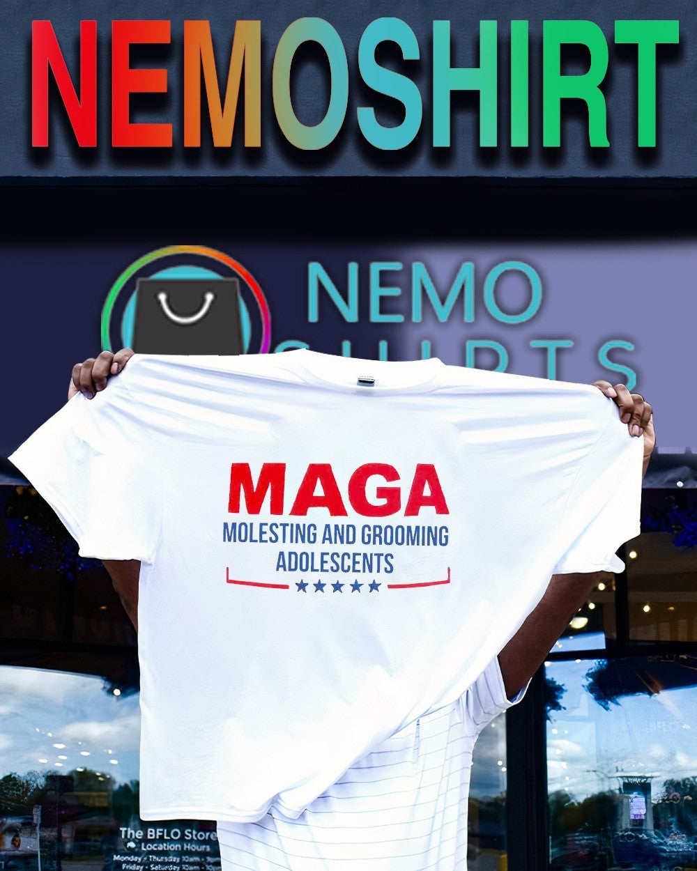 MAGA molesting and grooming adolescents shirt
