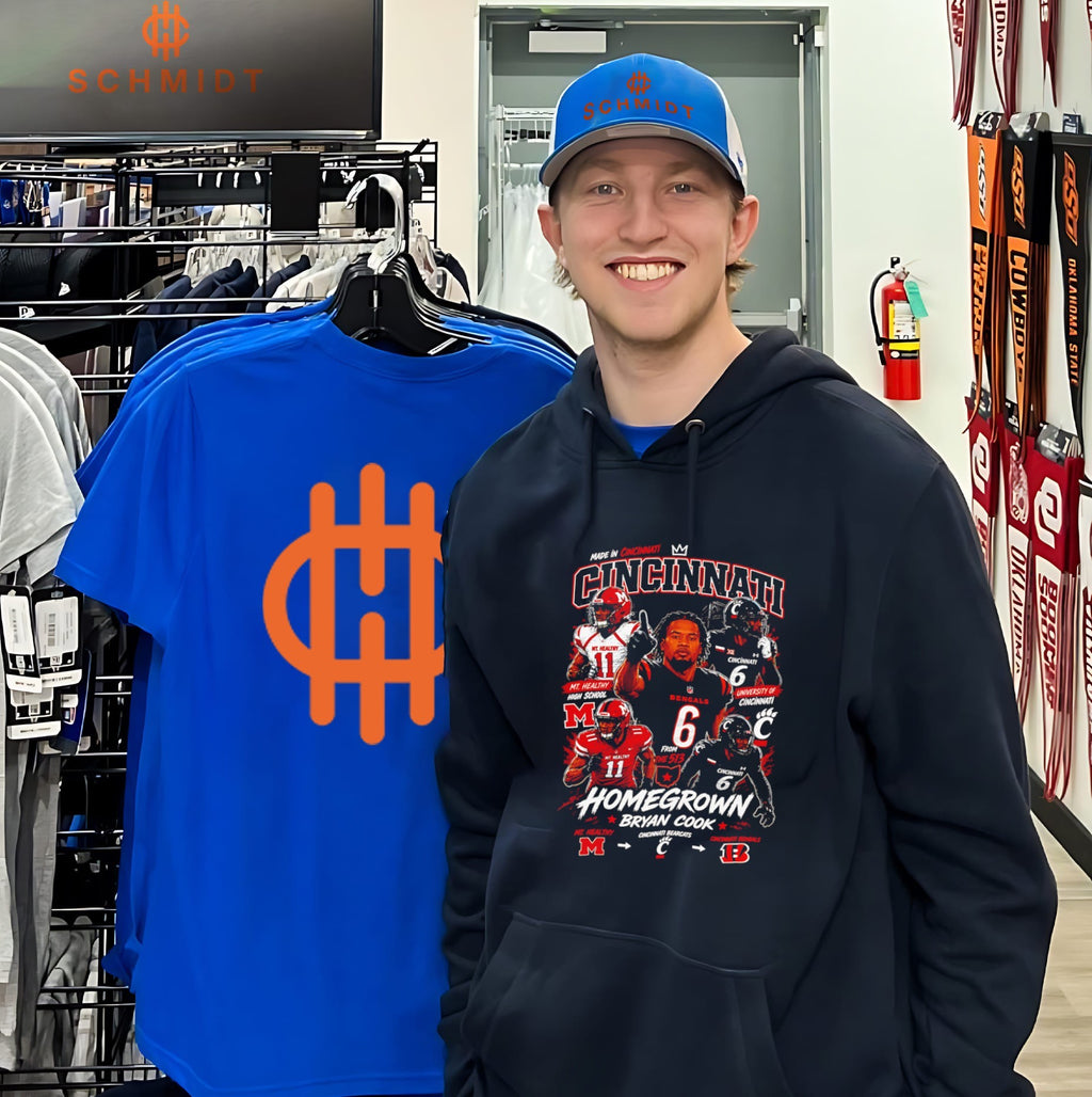 Made in Cincinnati Homegrown Bryan Cook graphic shirt