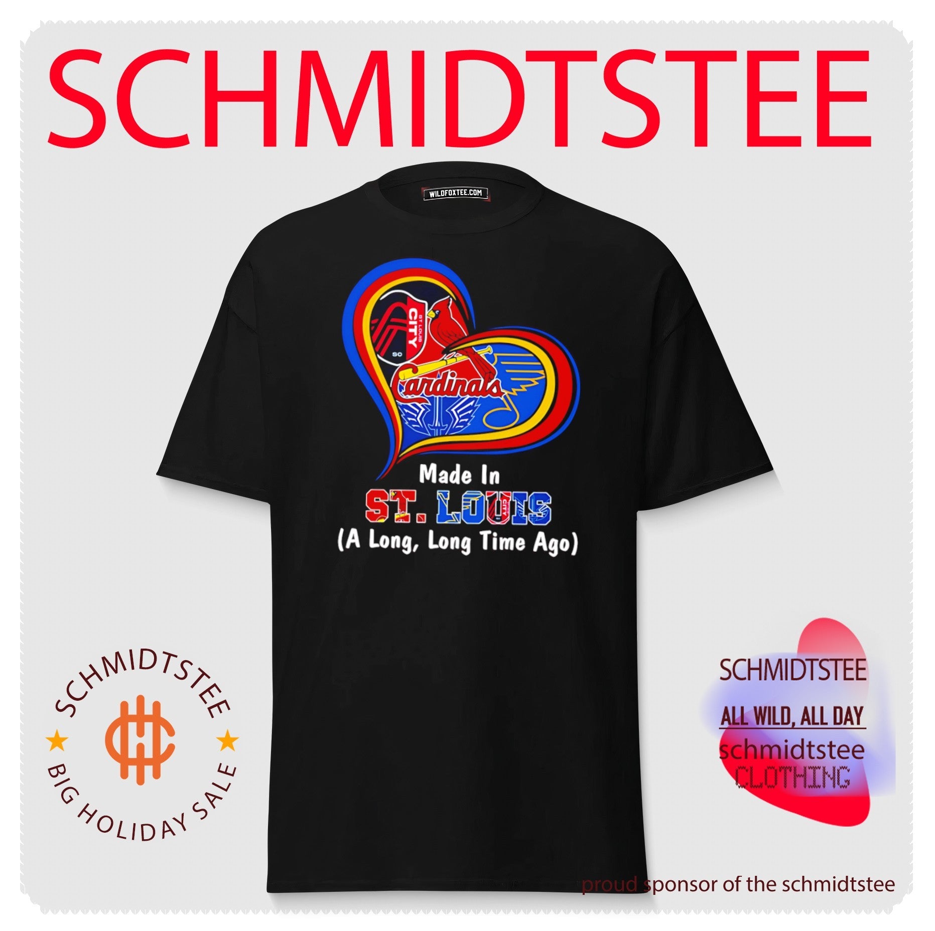 Made in St Louis A Long Long Time Ago heart shirt