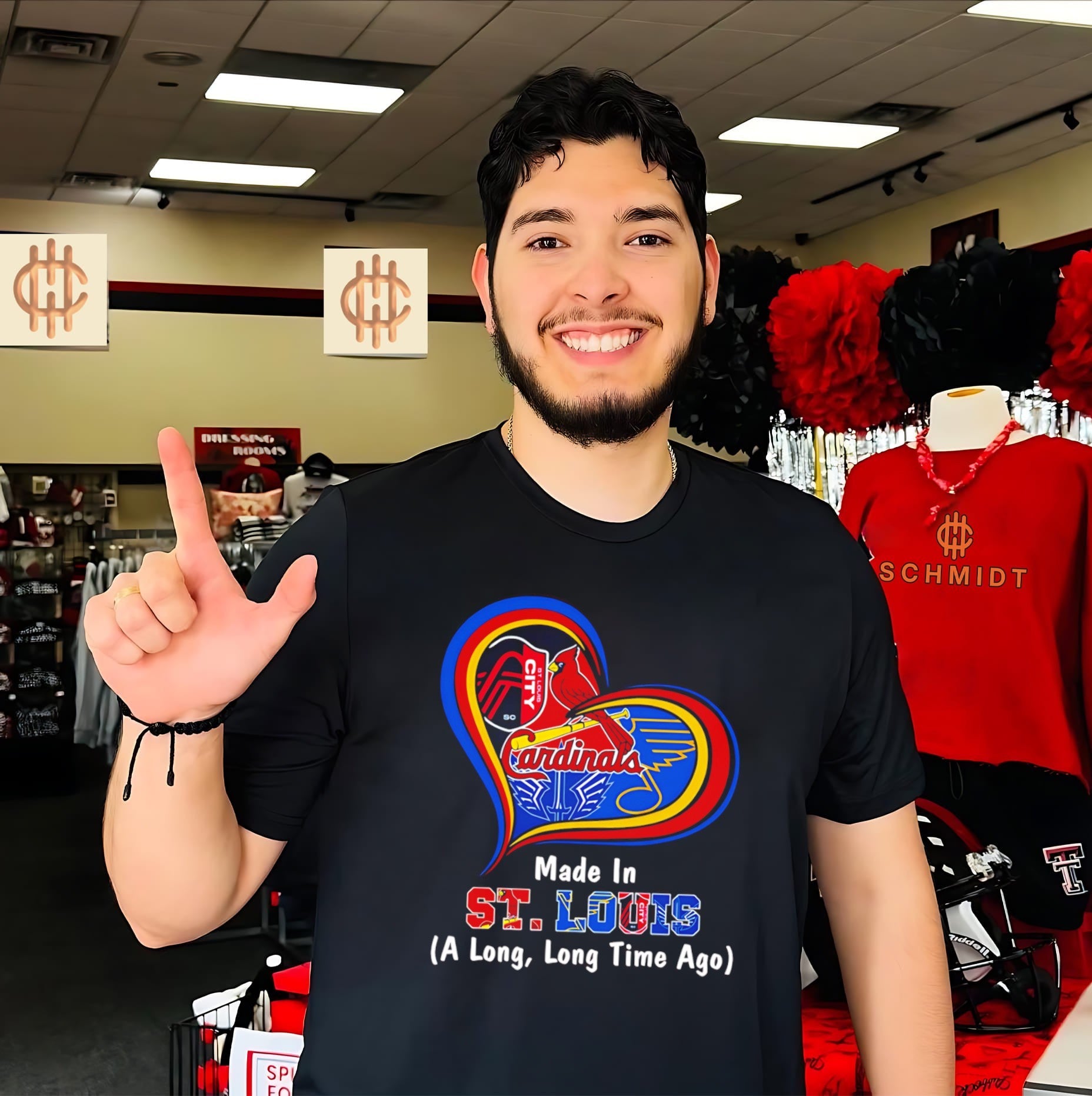 Made in St Louis A Long Long Time Ago heart shirt
