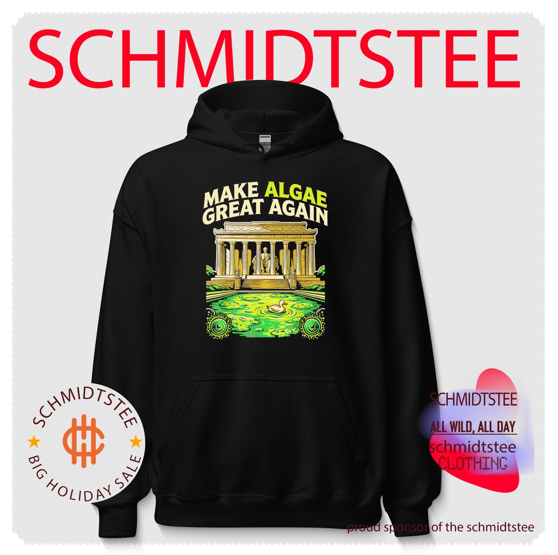 Make Algae Great Again Funny Political Satire shirt