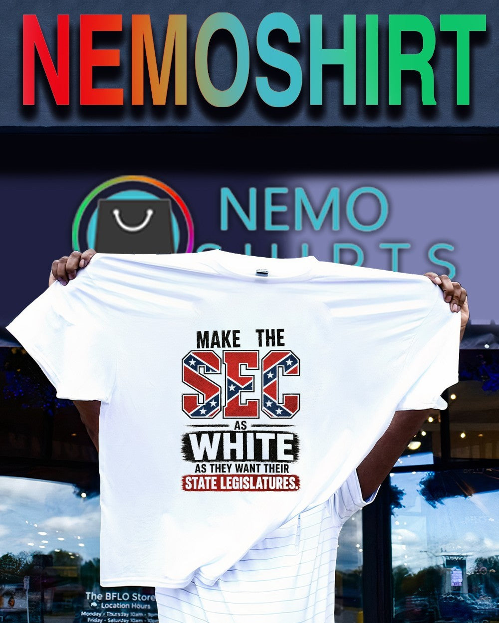 Make the SEC as white as they want their state legislatures shirt