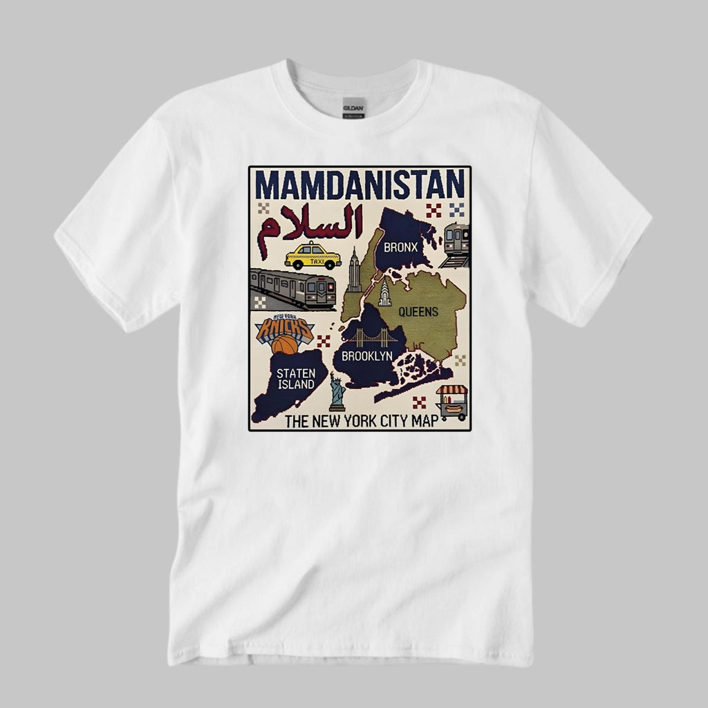 Mamdanistan The New York City Map Shirt