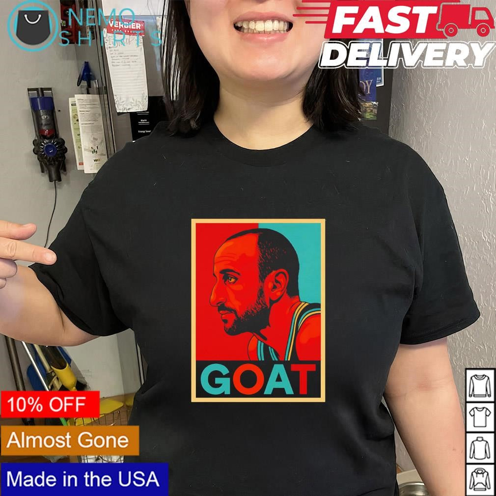 Manu Ginobili GOAT San Antonio Spurs graphic shirt