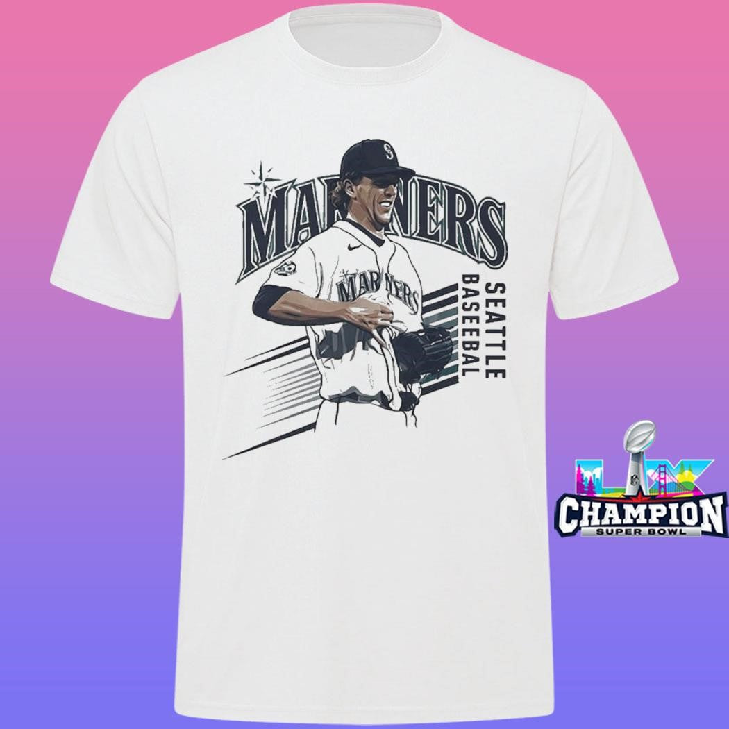 Mariners Logan Gilbert Pitcher Catches Ball In Shirt