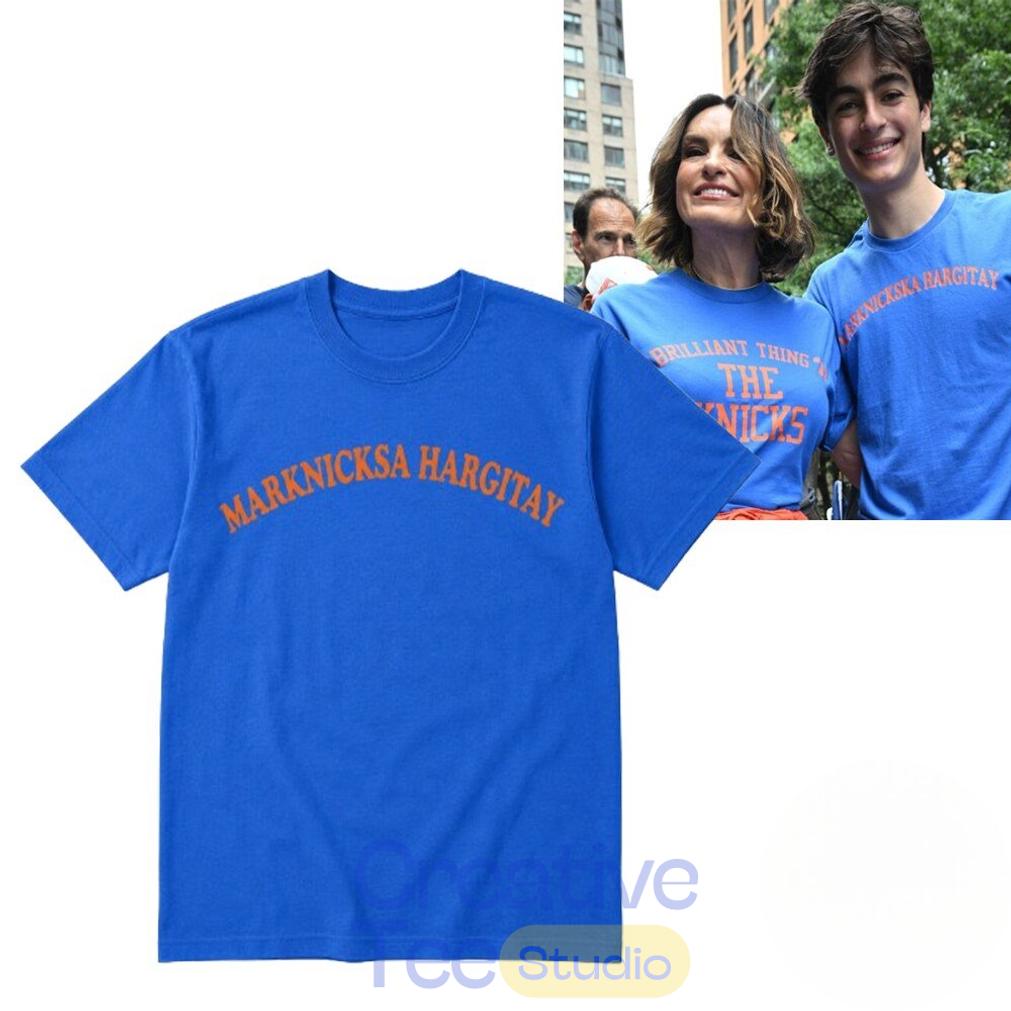 Mariska Hargitay Son Marknicksa Hargitay Knicks Parade T-Shirt
