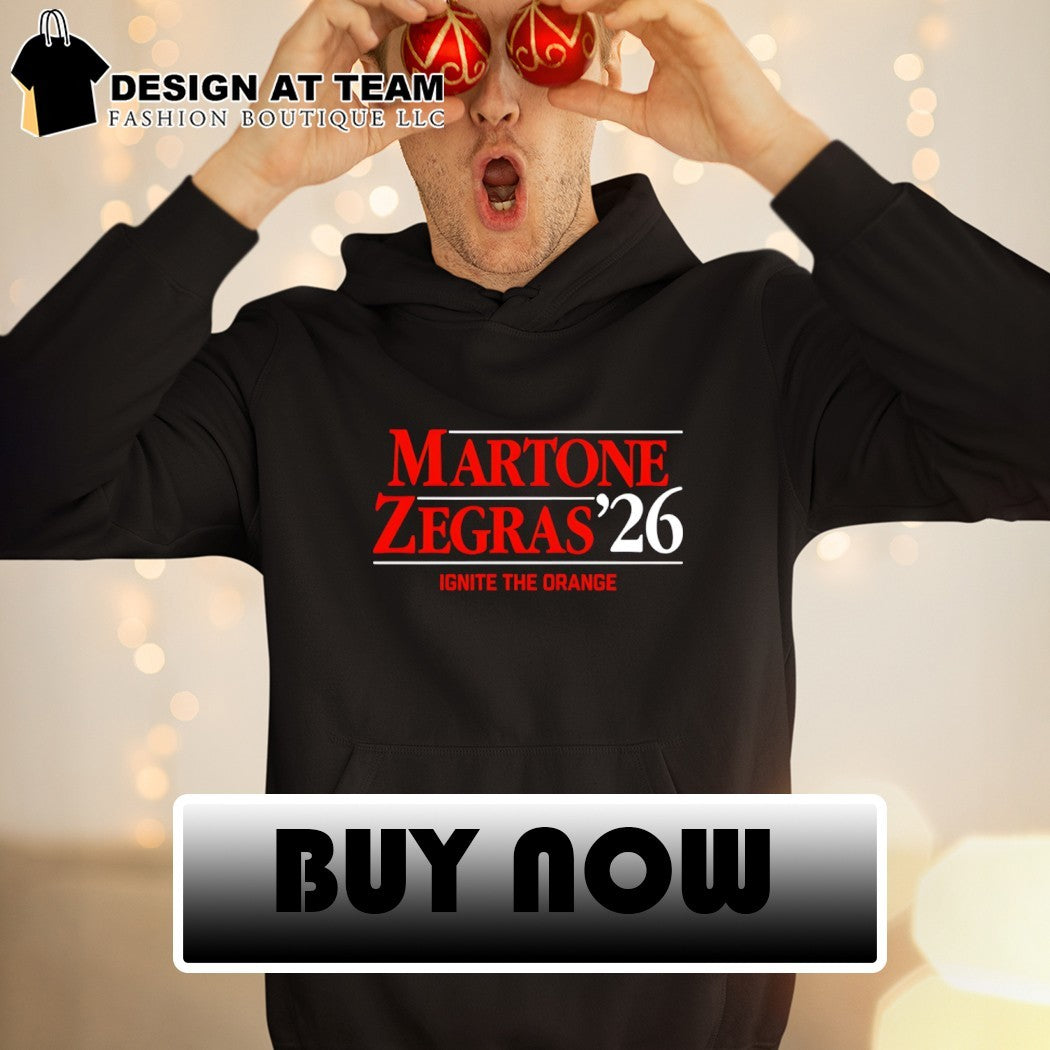 Martone Zegras ’26 Porter Martone Trevor Zegras Philadelphia Flyers Hockey Ignite The Orange shirt