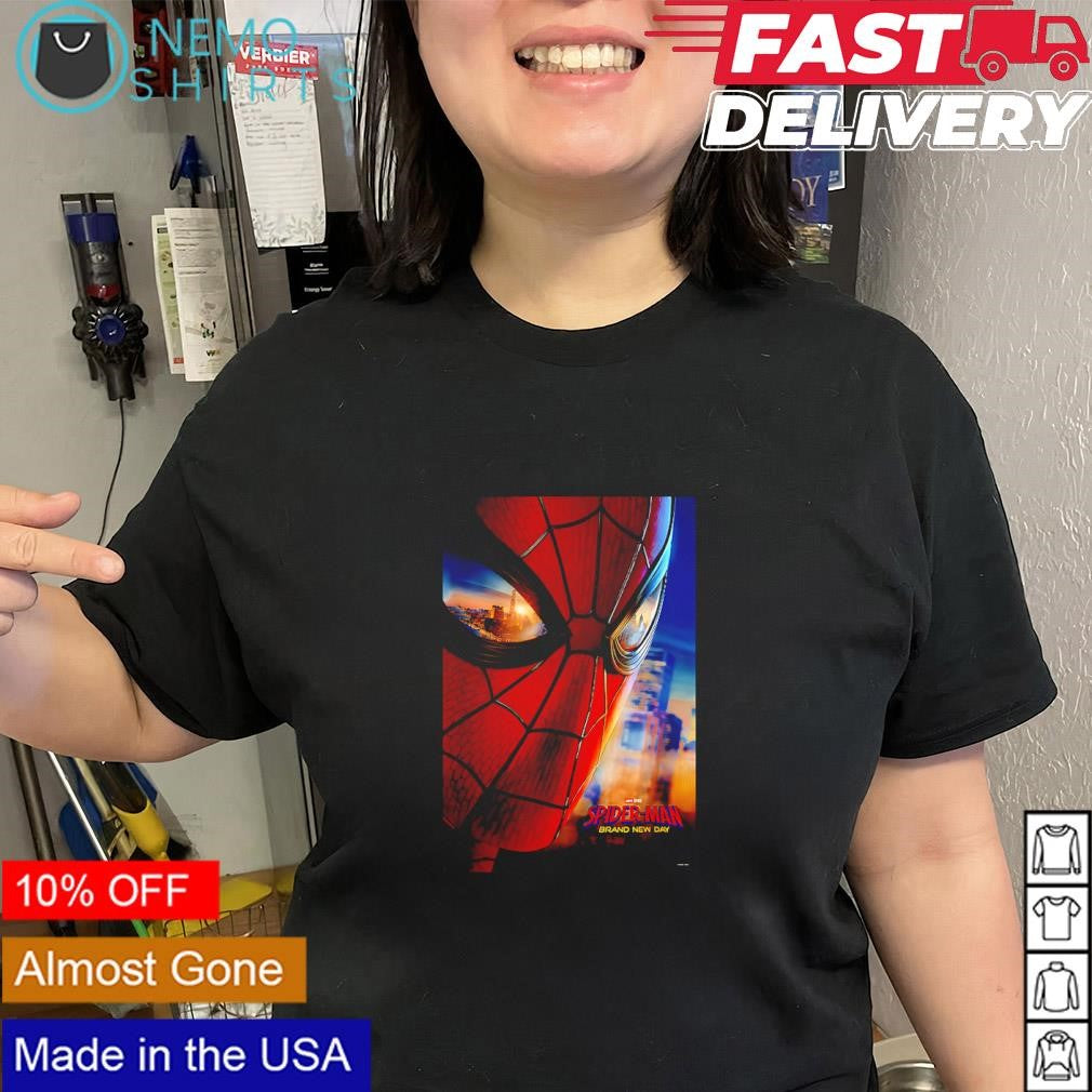 Marvel Studios Spider-Man day mask eyes poster shirt