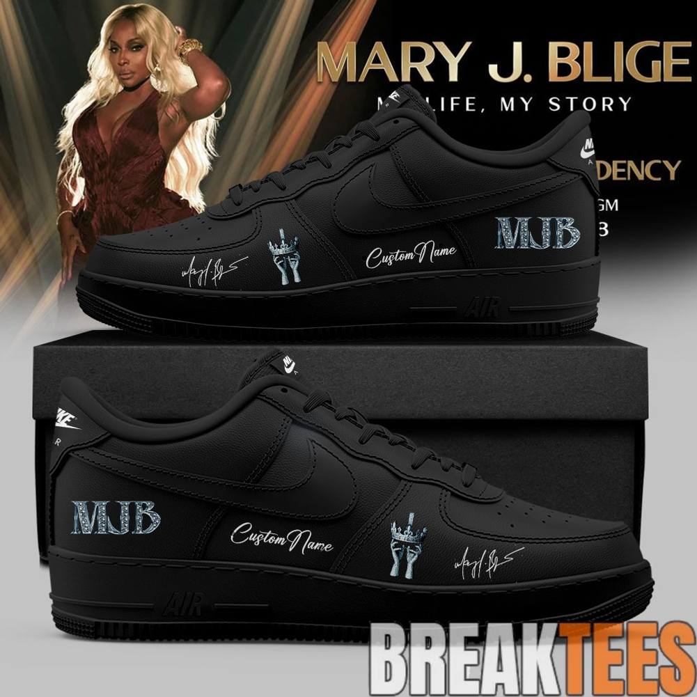 Mary J Blige Las Vegas Residency Tour 2026 Signature All Black Air Force 1