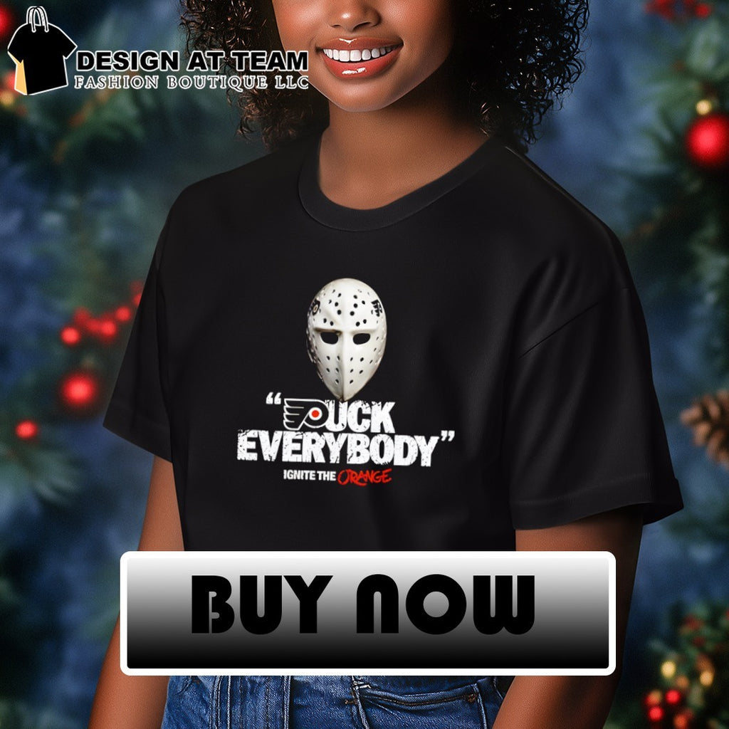 Mask Puck Everybody Ignite The Orange Philadelphia Flyers Hockey NHL 2026 logo shirt
