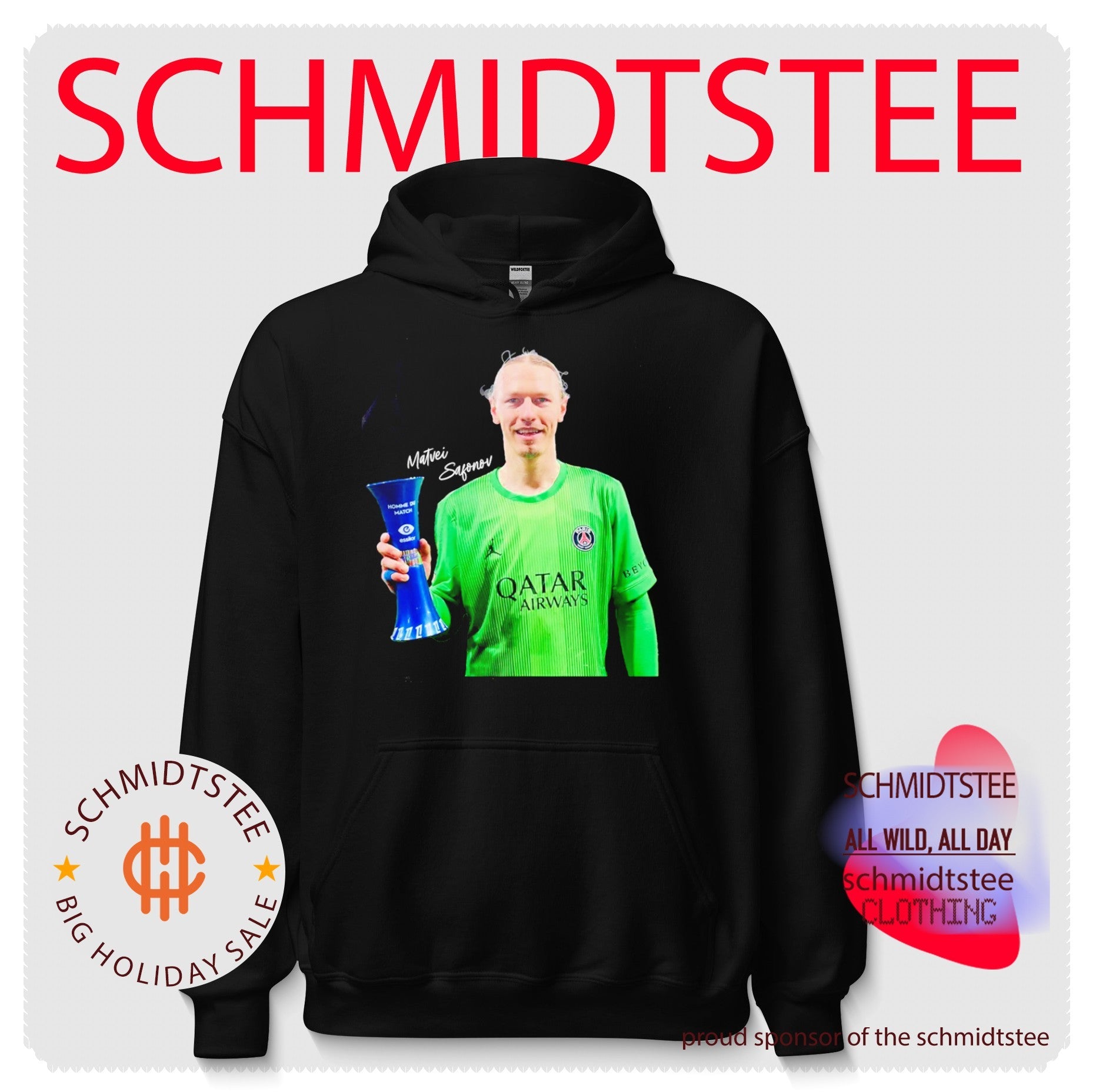Matvei Safonov Paris Saint-Germain 2026 Uefa League Champions 14Th Ligue 1 Title shirt