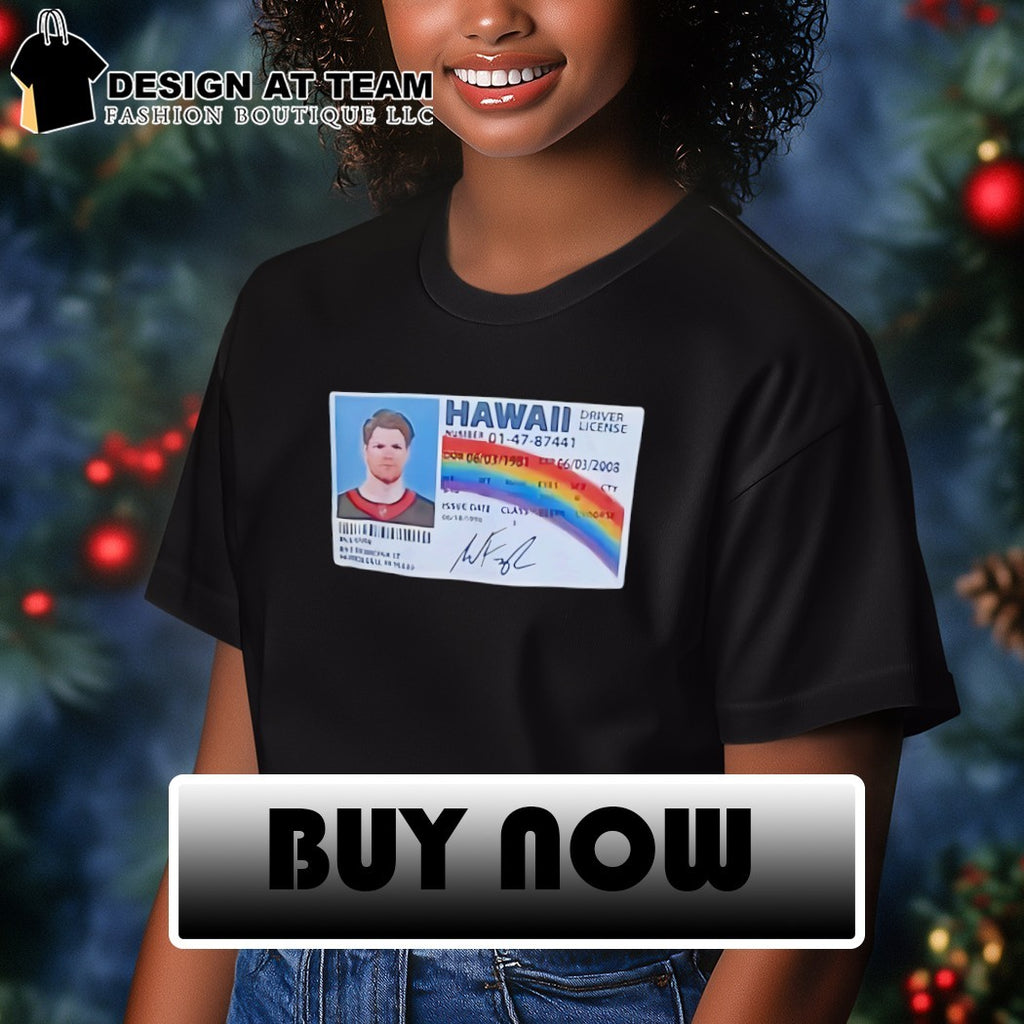 McLovin’ Warren Foegele Ottawa Senators Hawaii Driver License shirt
