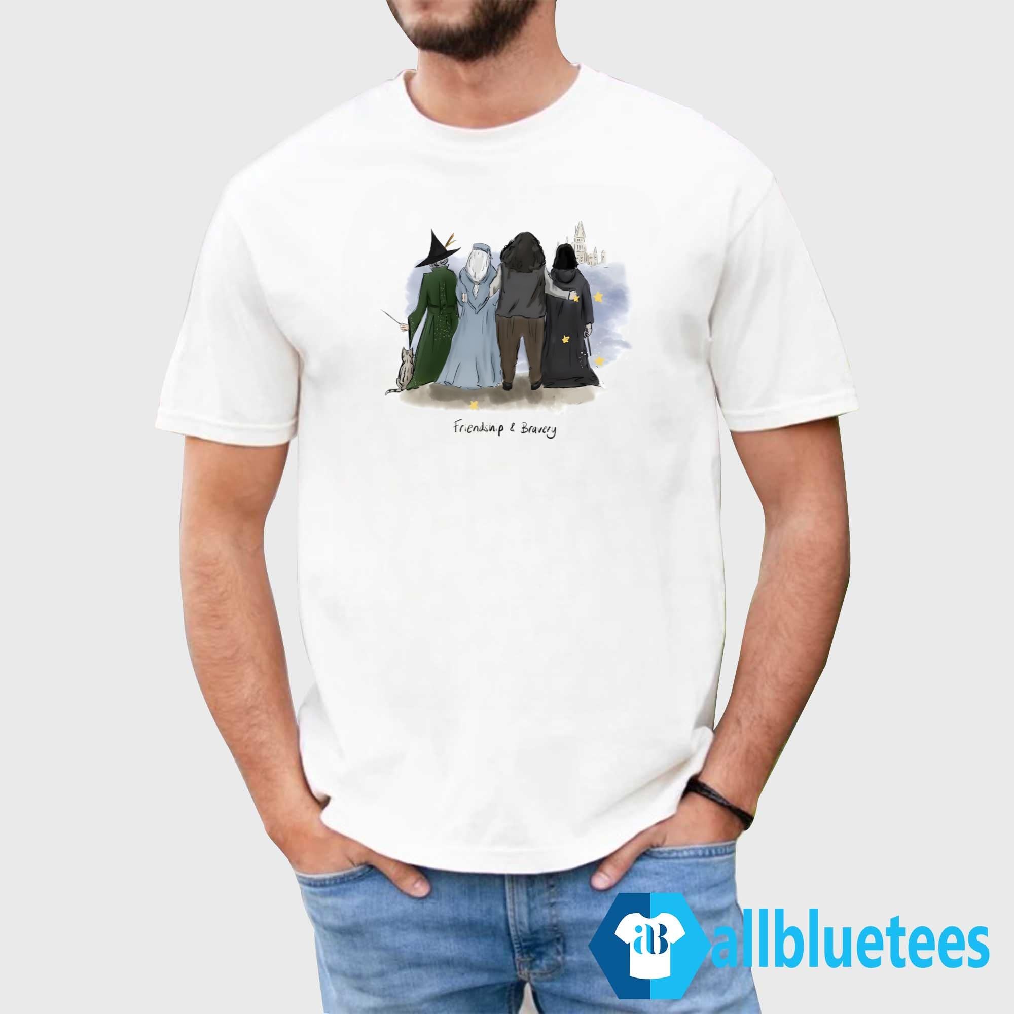 McGonagall Friendship And Bravery Rest In Peace Maggie Smith Shirt