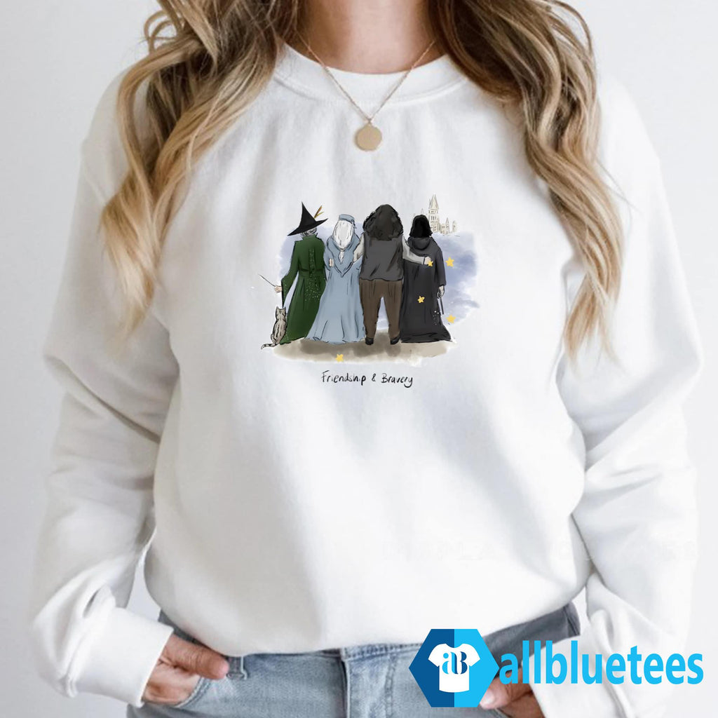 McGonagall Friendship And Bravery Rest In Peace Maggie Smith Shirt