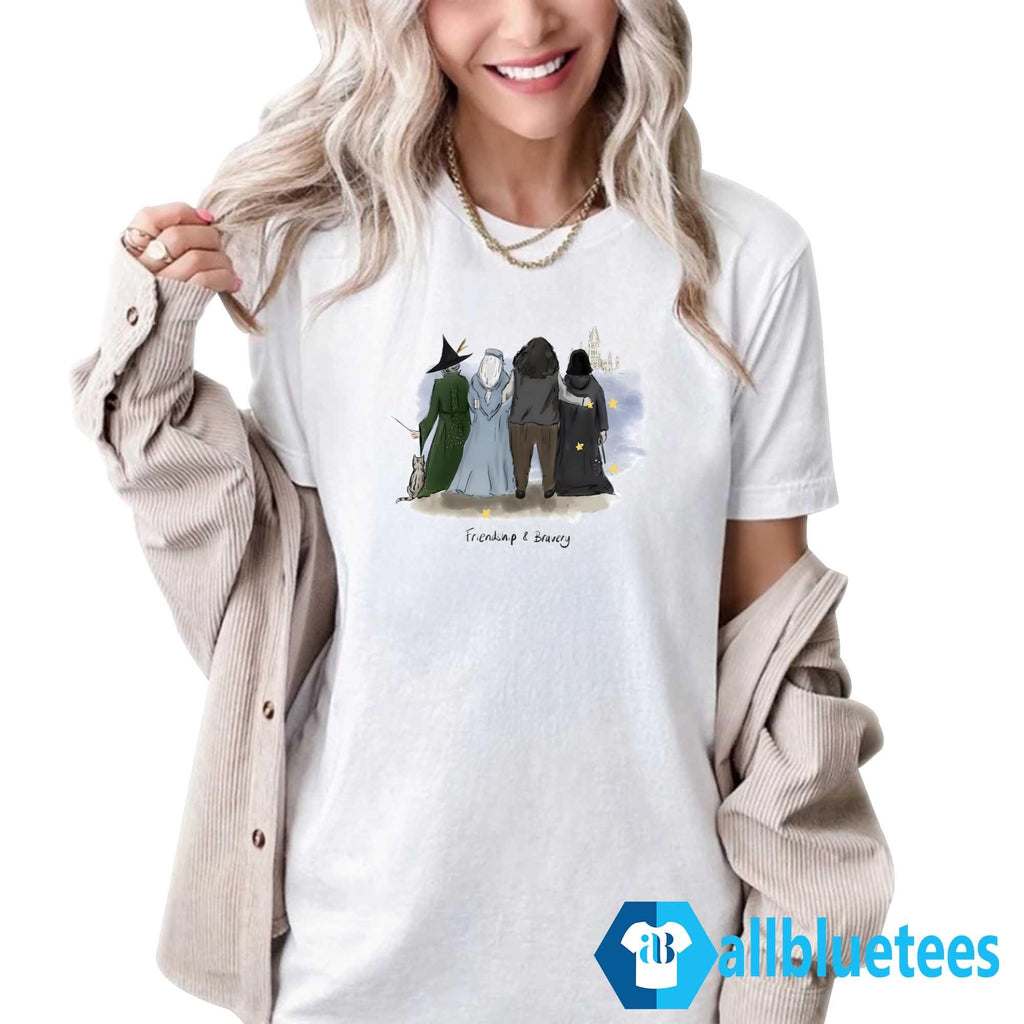 McGonagall Friendship And Bravery Rest In Peace Maggie Smith Shirt