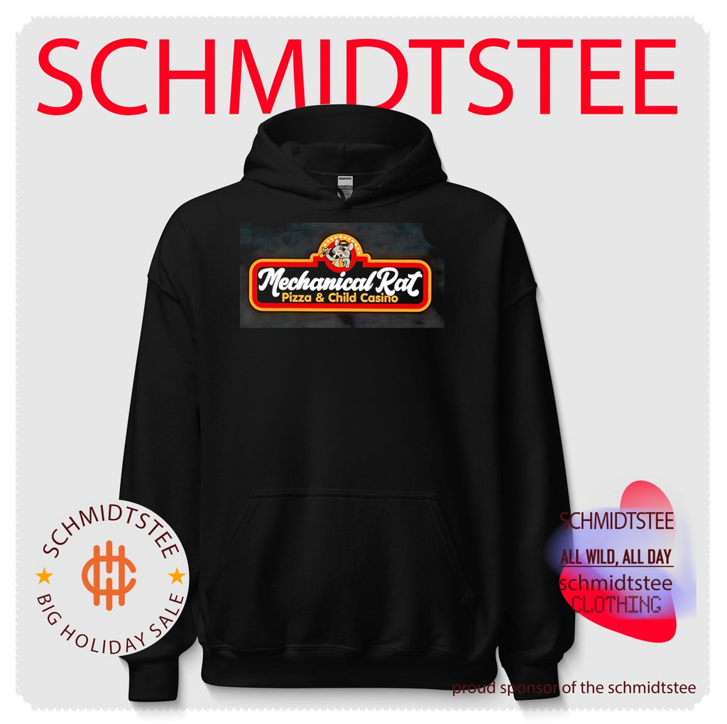 Mechanical Rat Pizza and chil Casion graphic shirt