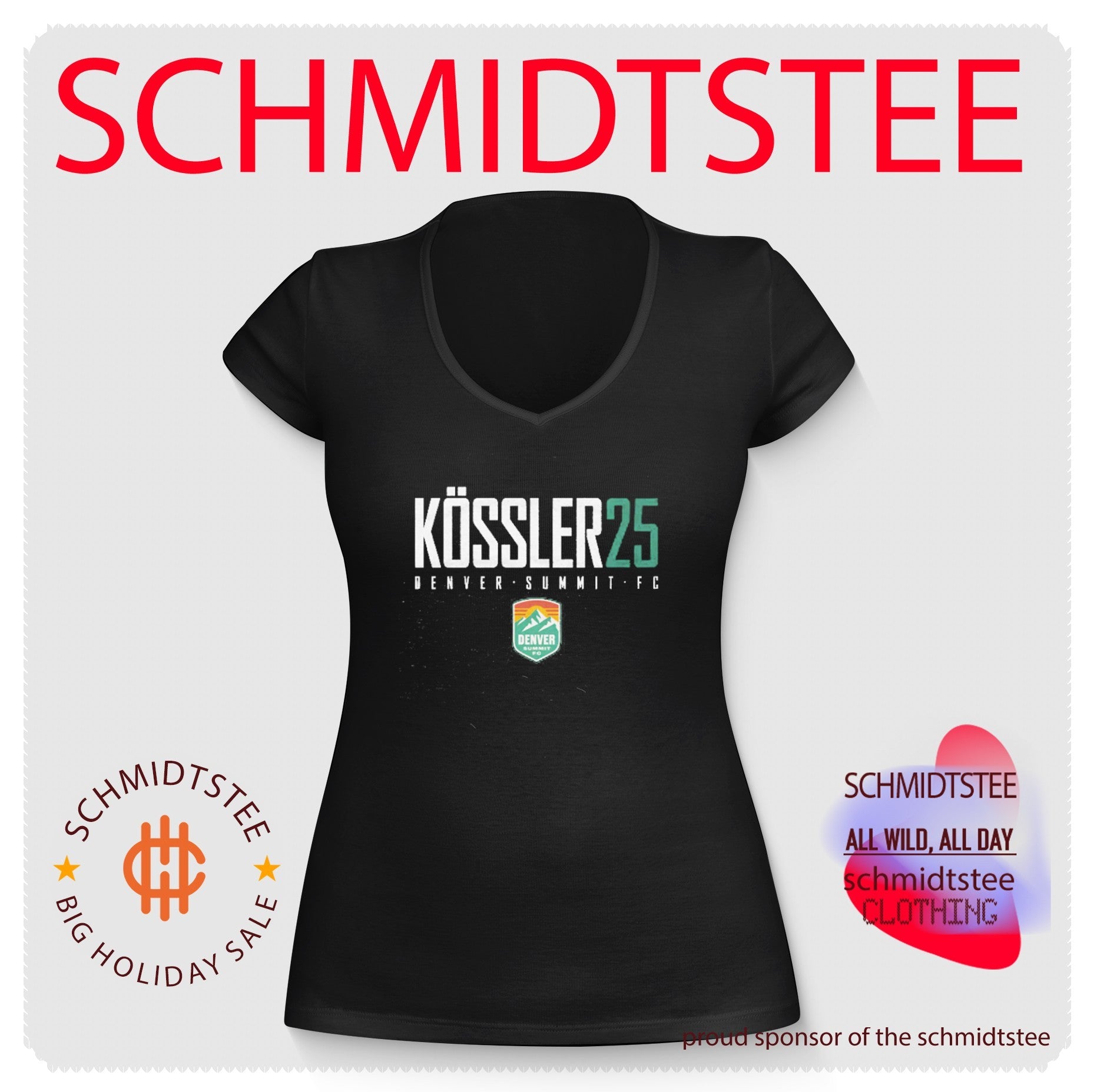 Melissa Kossler 25 Denver Summit FC Soccer Player shirt