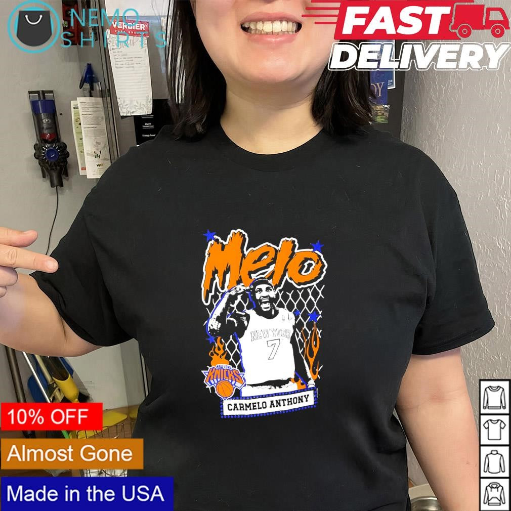 Melo Carmelo Anthony New York Knicks player vintage logo shirt