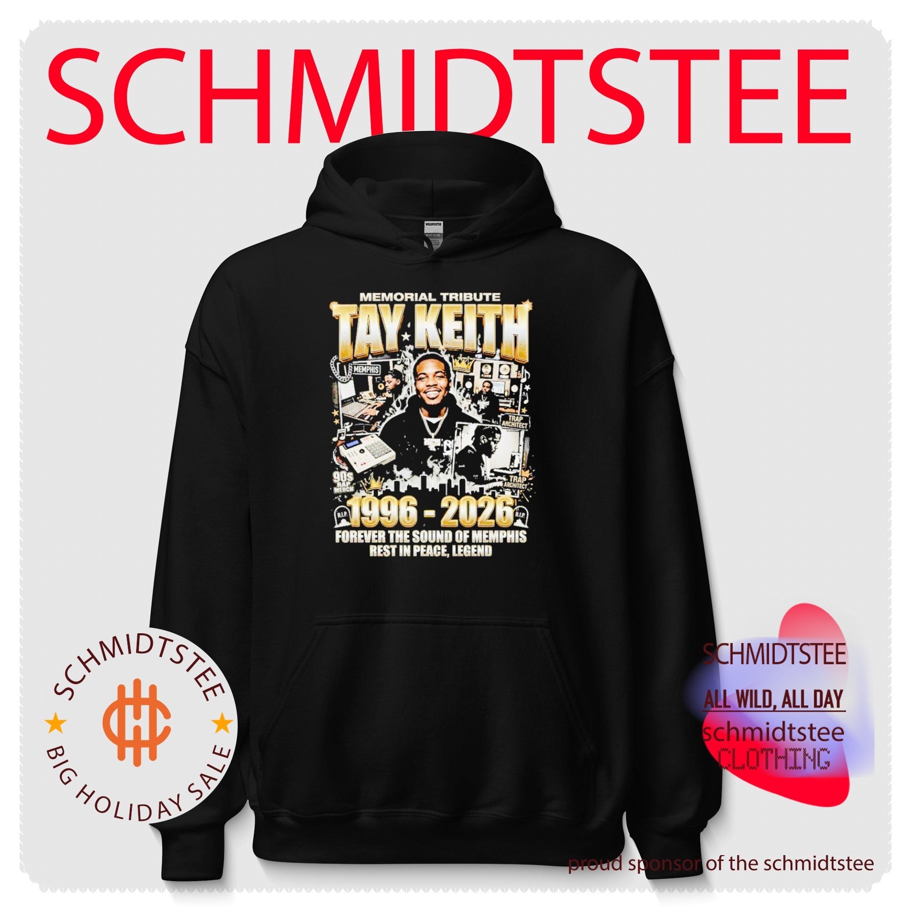 Memorial Tribute Tay Keith 1996 2026 Memphis Legend shirt