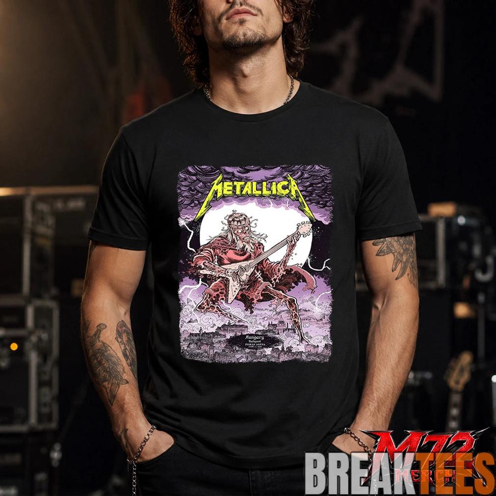 Metallica M72 World Tour June 11 2026 At Puskás Aréna Budapest Hungary Undead Lute Storm T-Shirt