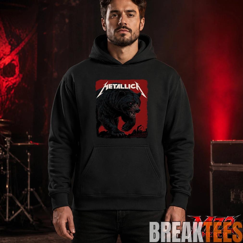 Metallica M72 World Tour May 30 2026 At Olympiastadion Berlin Germany Black Bear Artwork By JantaIsland T-Shirt