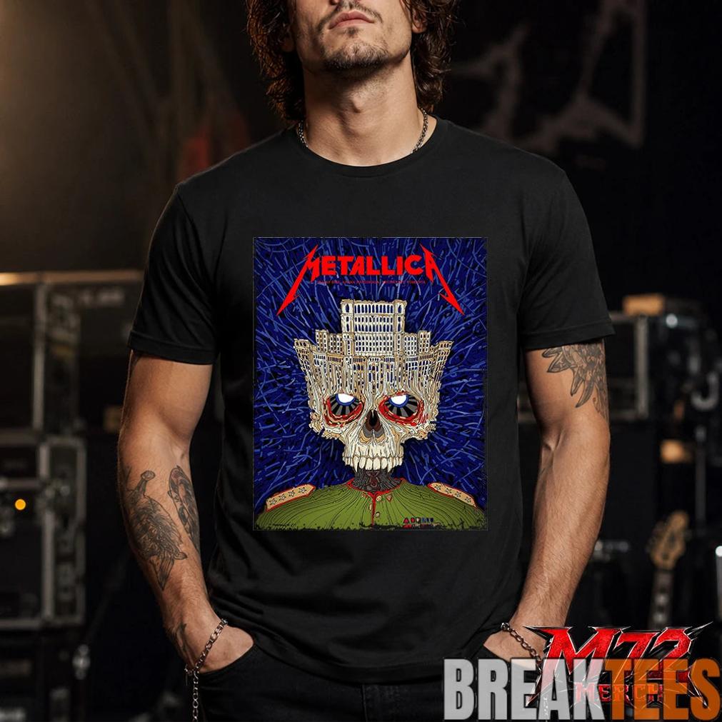 Metallica World Tour M72 May 13 2026 Bucharest Romania Arena Națională Creeping Death Setlist Palace Skull T-Shirt