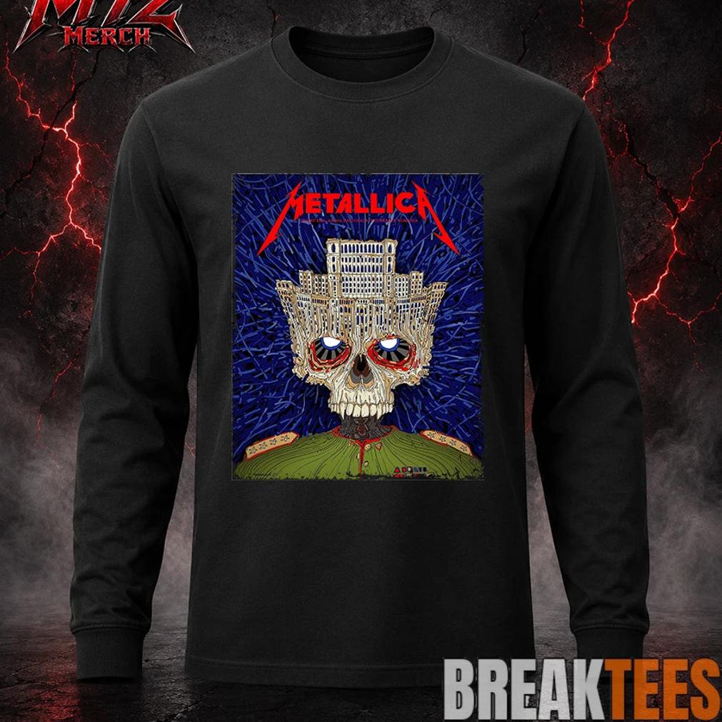 Metallica World Tour M72 May 13 2026 Bucharest Romania Arena Națională Creeping Death Setlist Palace Skull T-Shirt
