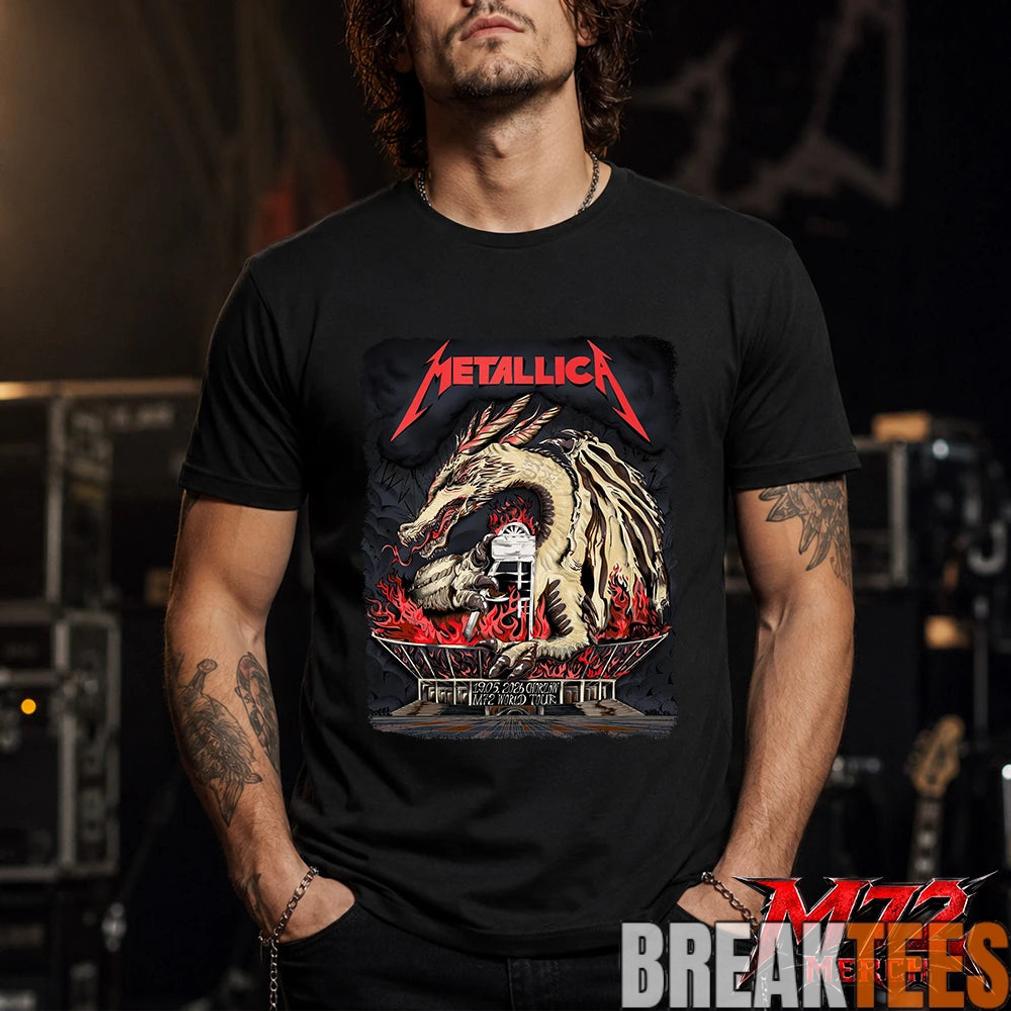 Metallica World Tour M72 May 19 2026 Chorzów Poland Stadion Śląski Dragon Stadium T-Shirt