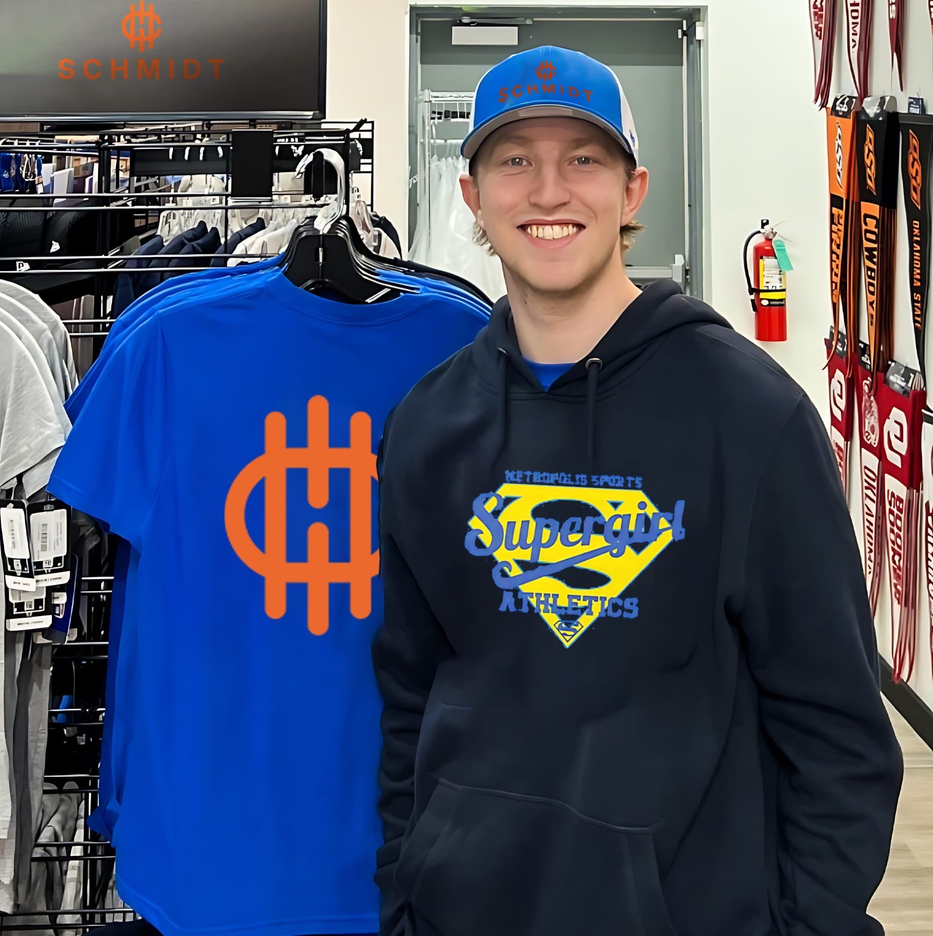 Metropolis Sports Supergirl Athletics Shirt