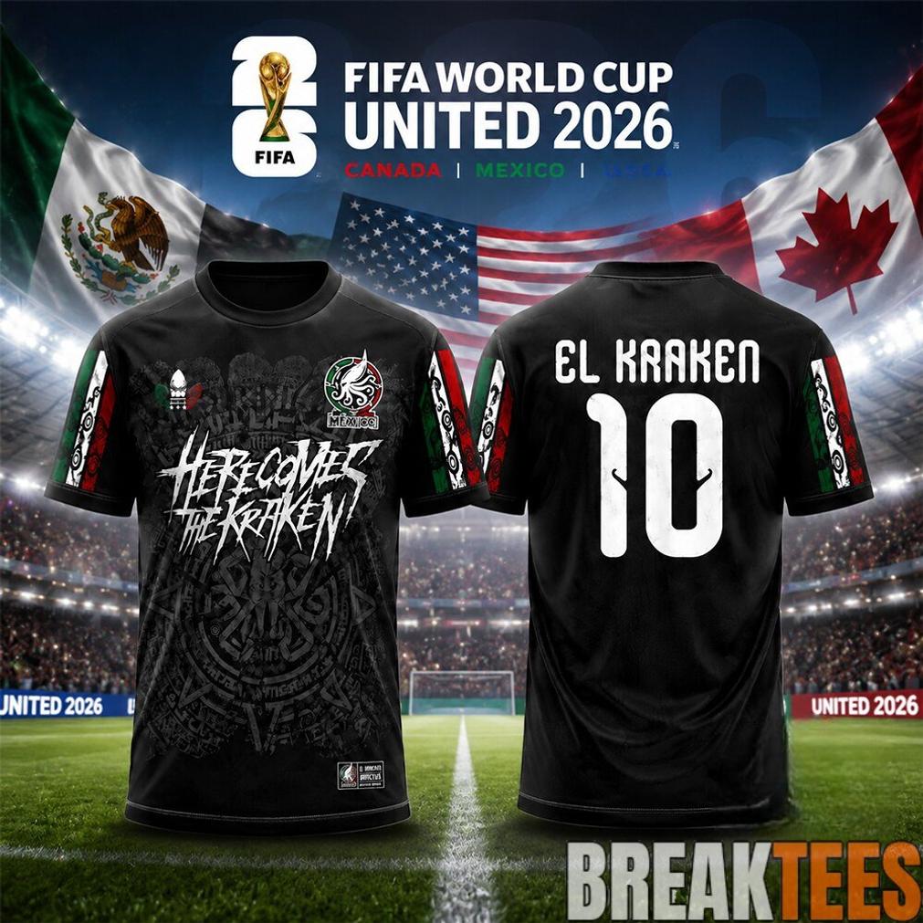 Mexico Here Comes The Kraken El Kraken 10 Soccer Jersey