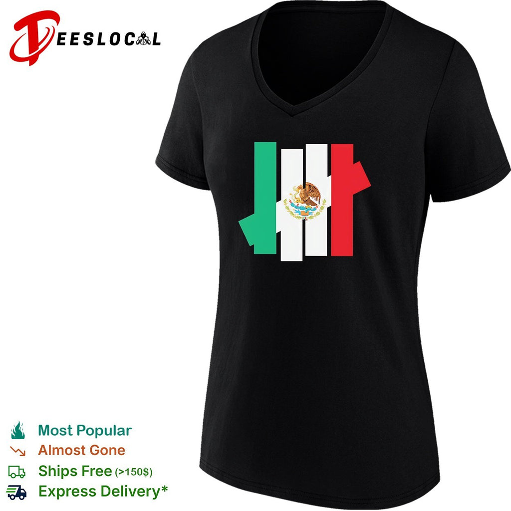 Mexico flag x Undefeated logo shirt