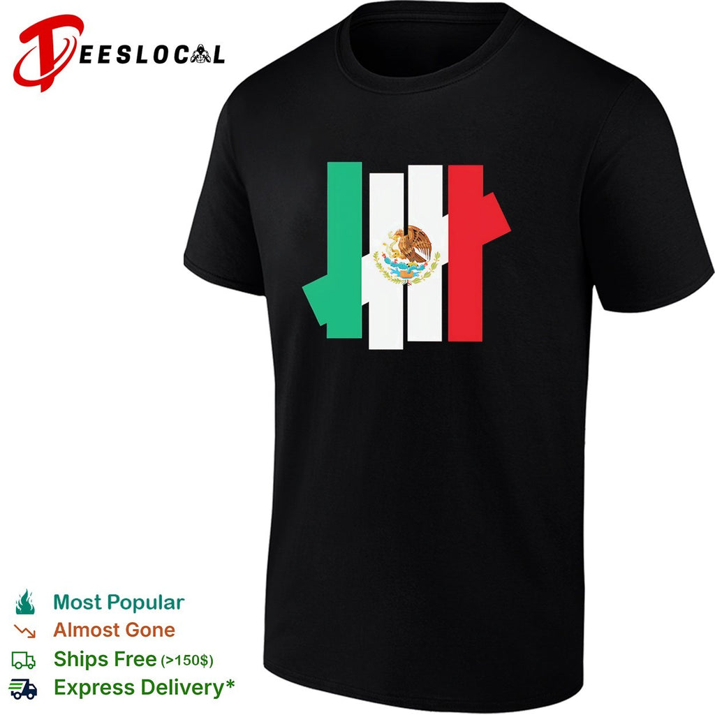 Mexico flag x Undefeated logo shirt