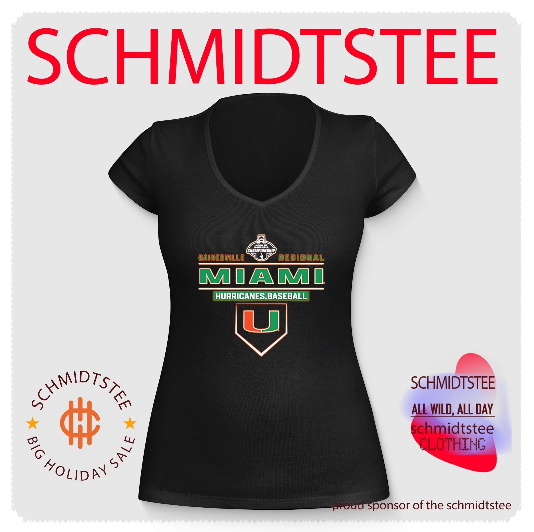 Miami Baseball 2026 Regional Bound shirt