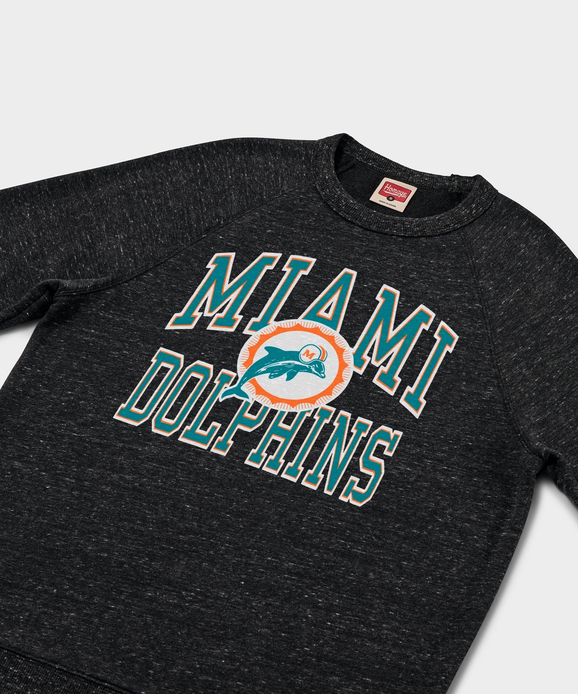 Miami Dolphins Arch Crewneck