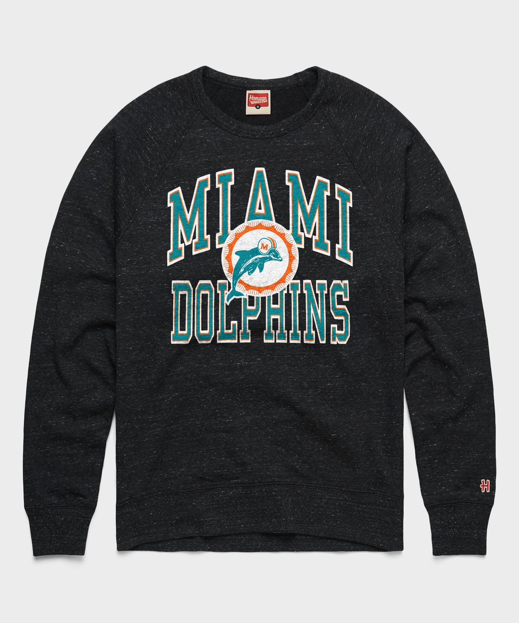 Miami Dolphins Arch Crewneck