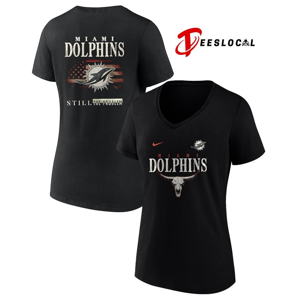 Miami Dolphins x Morgan Wallen Still the Problem USA flag shirt
