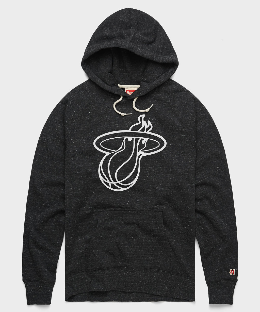 Miami Heat Blacktop Logo Hoodie