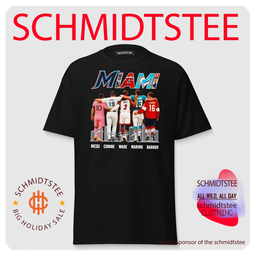 Miami Legends Messi Conine Wade Marino and Barkov shirt