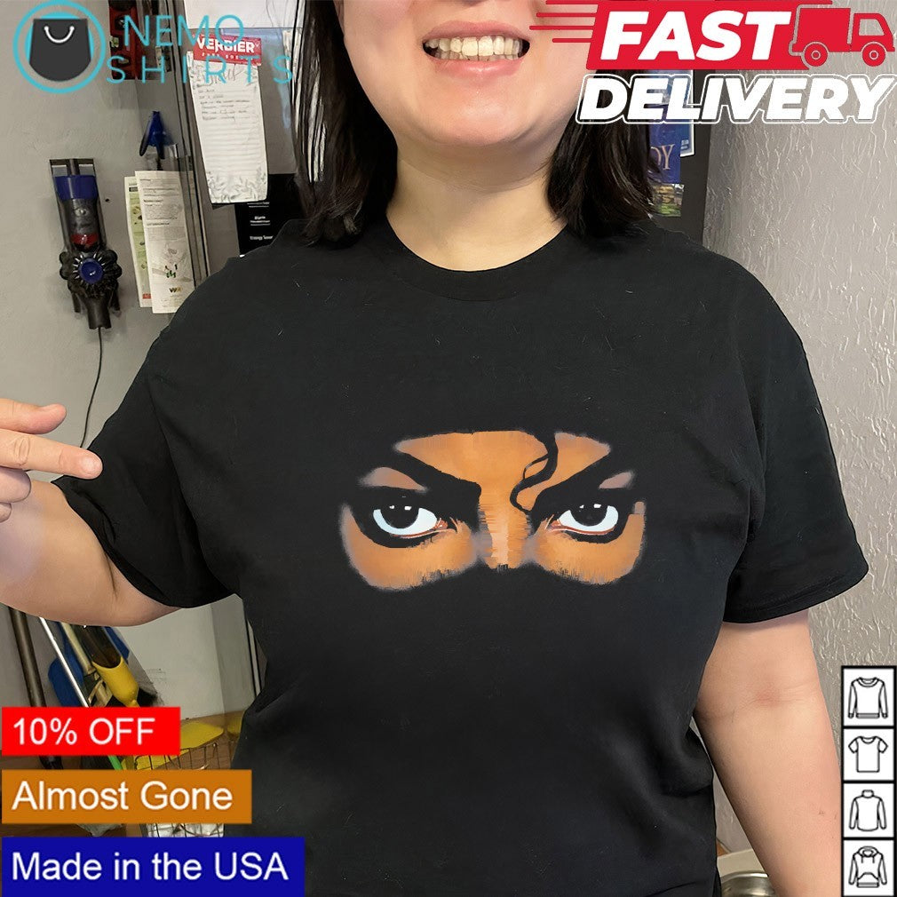 Michael Jackson King of Pop dangerous eye shirt