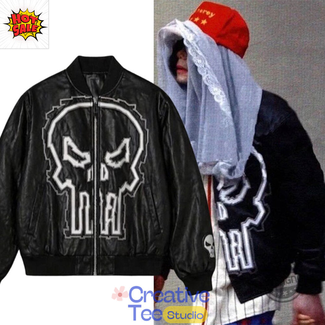 Michael Jackson Punisher Vintage 2005 Bomber Jacket