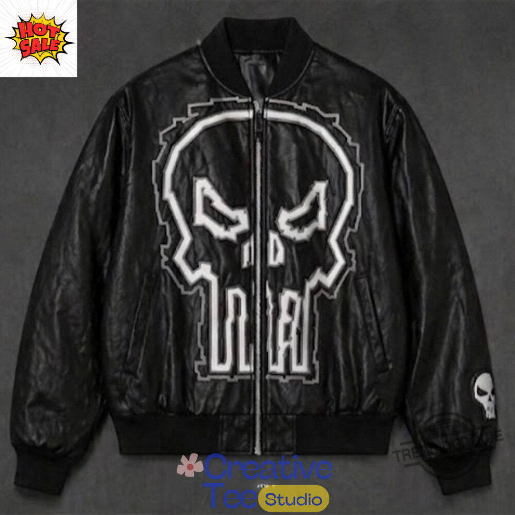 Michael Jackson Punisher Vintage 2005 Bomber Jacket