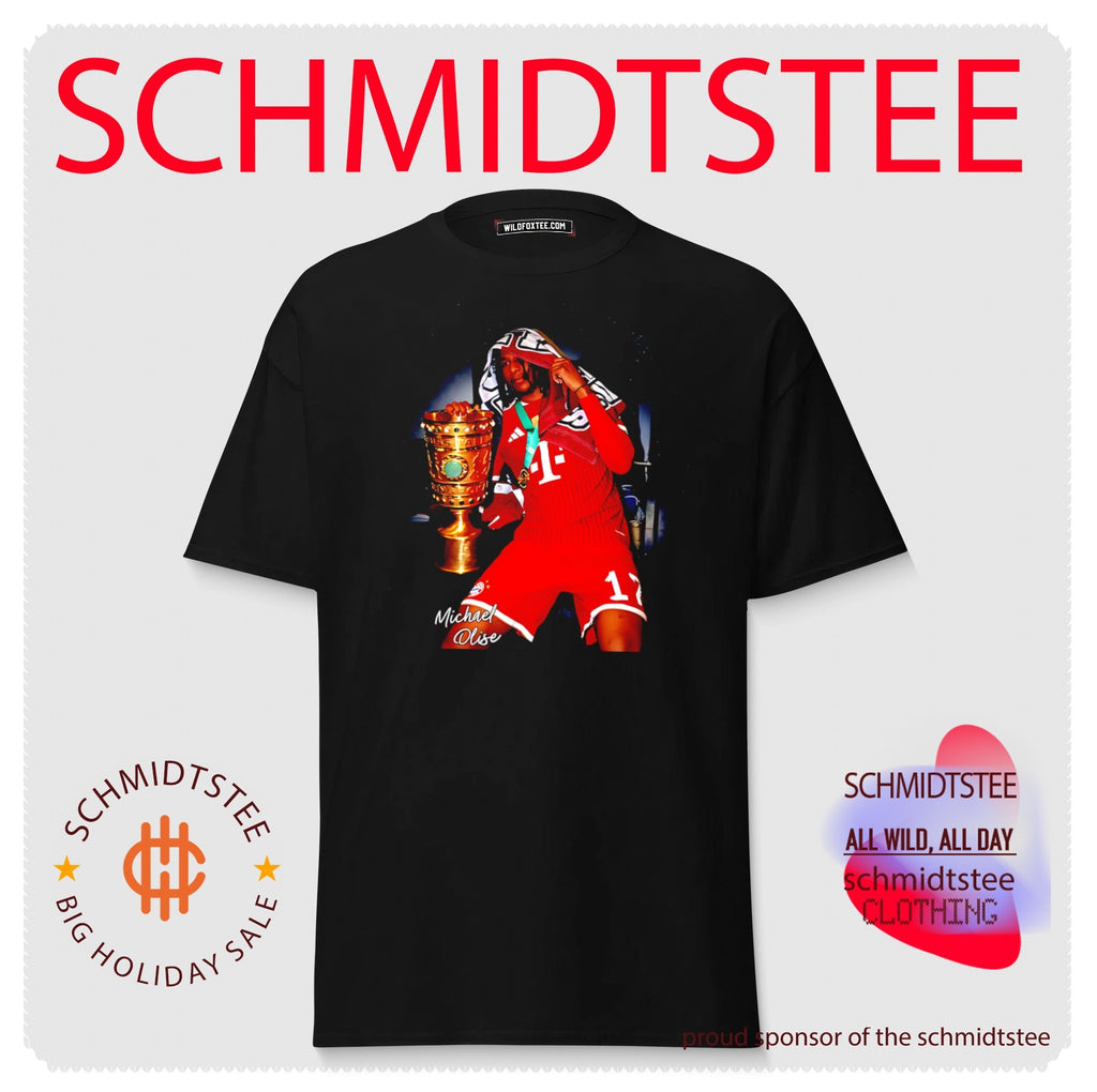 Michael Olise FC Bayern Munich DFB Pokal Champions 2026 trophy shirt