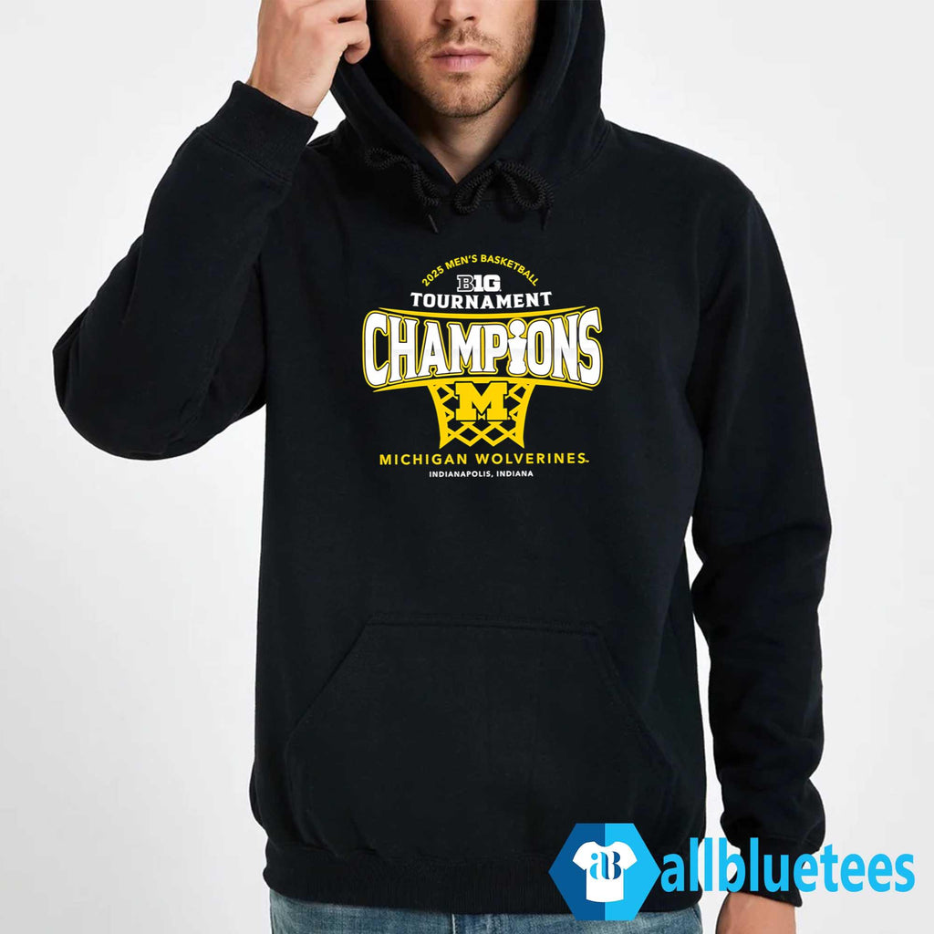 Michigan 2025 Big Ten Tournament Champions Shirt