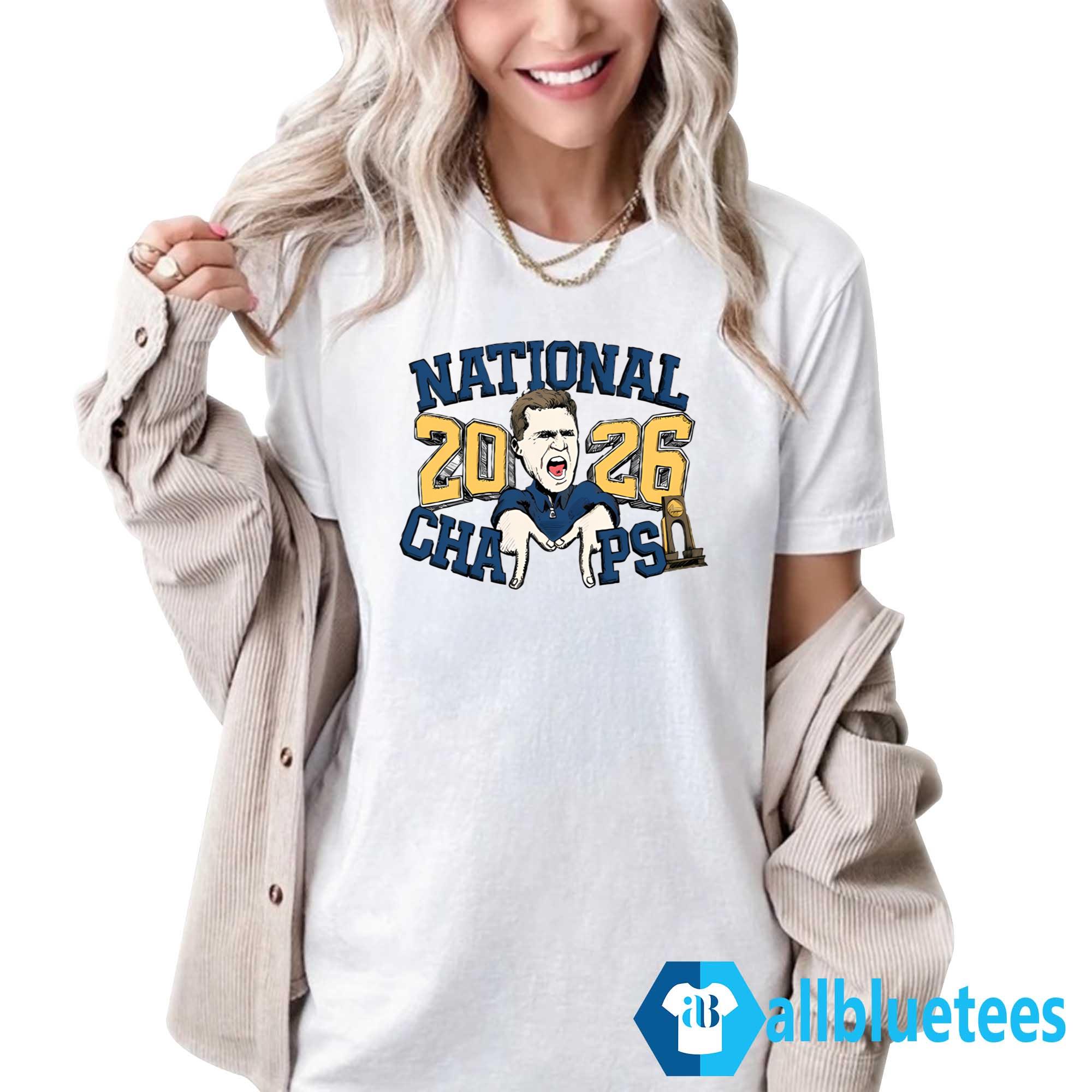 Michigan National Champs Coach 2026 Shirt