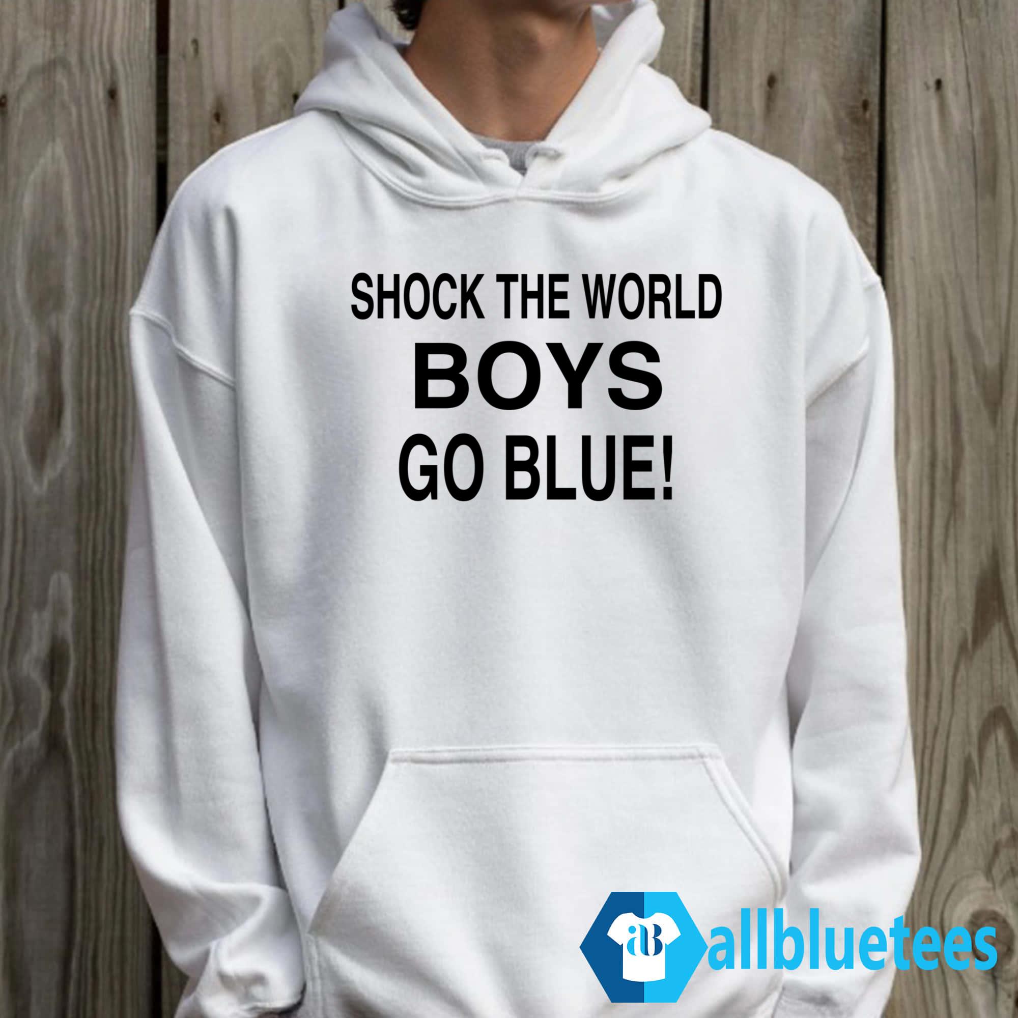Michigan Shock The World Boys Go Blue Shirt