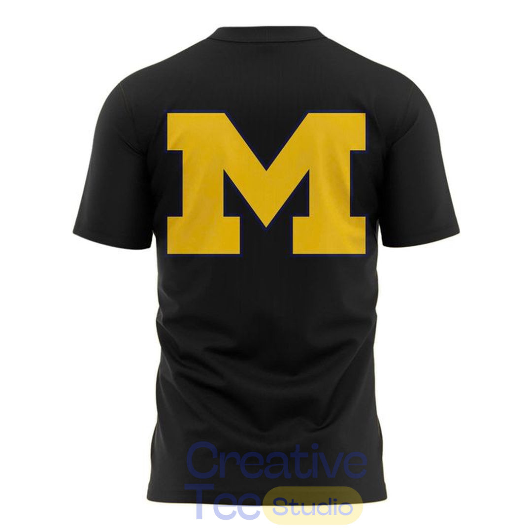 Michigan Wolverines Men’s Basketball Campus Ink Yaxel Lendeborg Final T-Shirt
