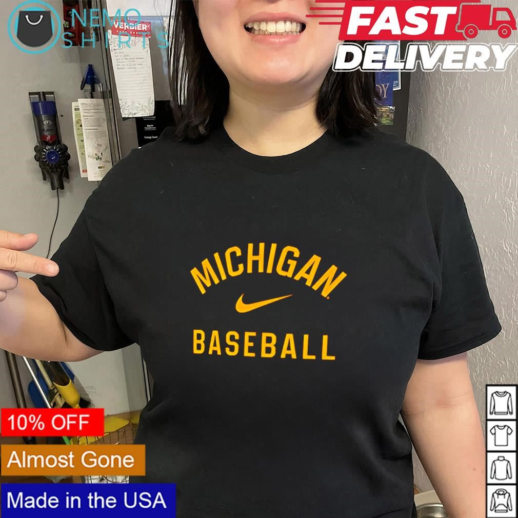 Michigan Wolverines baseball logo shirt